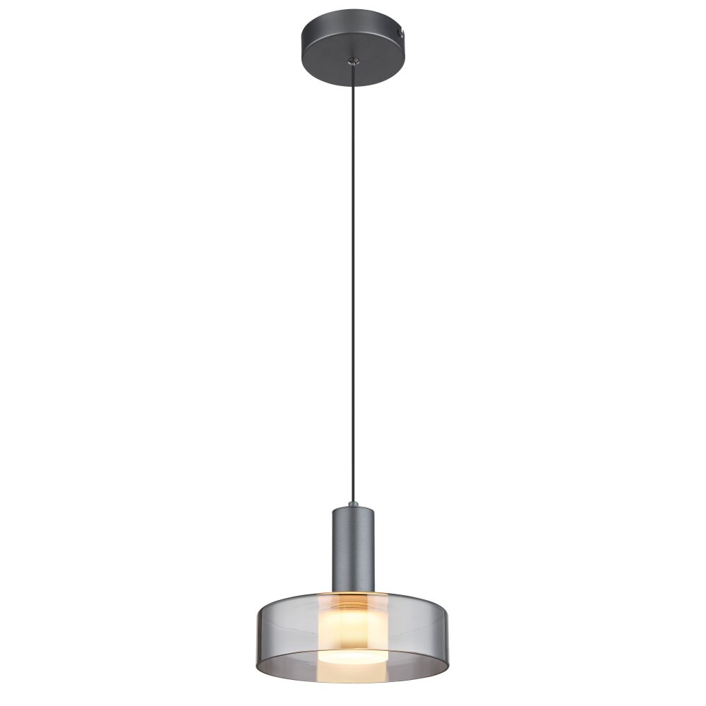 Globo Grant Hängeleuchte LED Grau, 1-flammig main product photo
