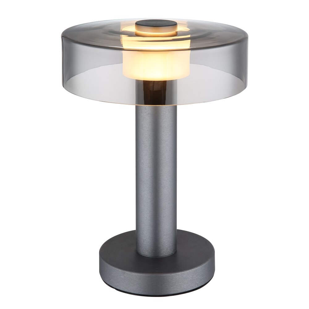 Globo Grant Tischleuchte LED Grau, 1-flammig main product photo