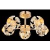 Globo Floriella Deckenleuchte LED Gold, 1-flammig