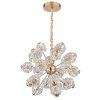 Globo Florietta Hängeleuchte LED Gold, 1-flammig