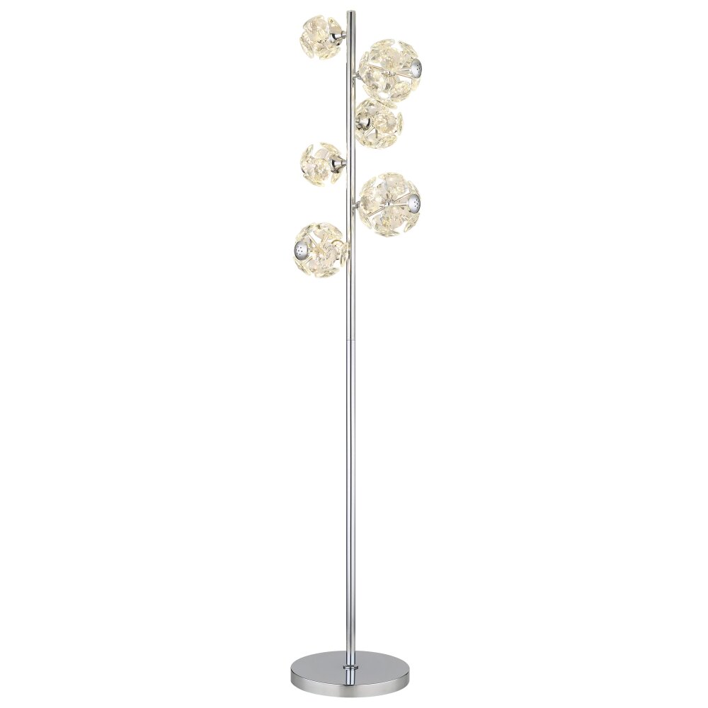 Globo Virina Stehleuchte LED Chrom, 1-flammig main product photo