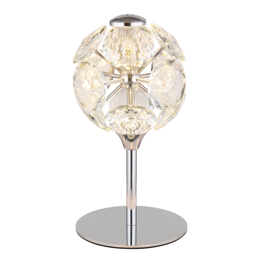 Globo Virina Tischleuchte LED Chrom, 1-flammig main product photo