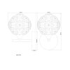 Globo Virina Wandleuchte LED Chrom, 1-flammig
