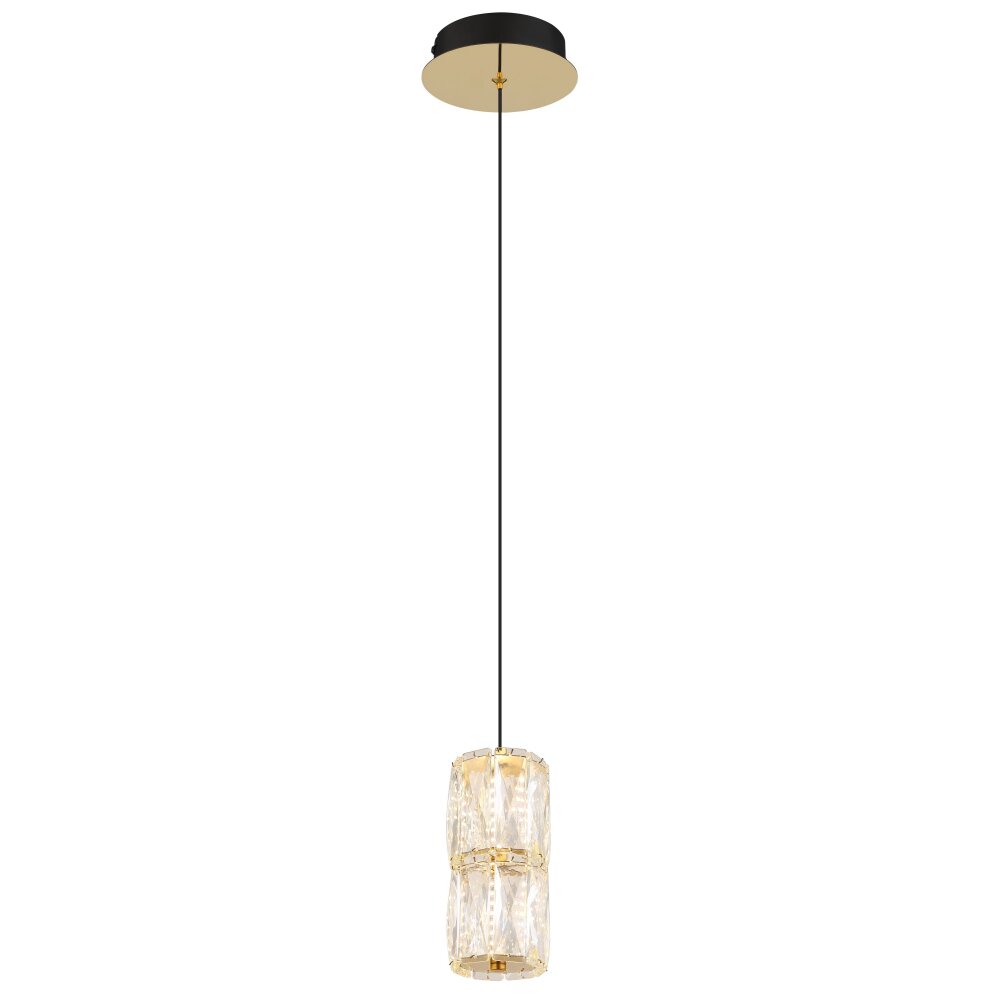 Globo Stefanie Hängeleuchte LED Gold, Schwarz, 1-flammig main product photo