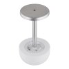 Pilz Look Globo Norman Tischleuchte LED Silber, 1-flammig