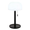Pilzlampe Globo Norman Tischleuchte LED Schwarz, 1-flammig