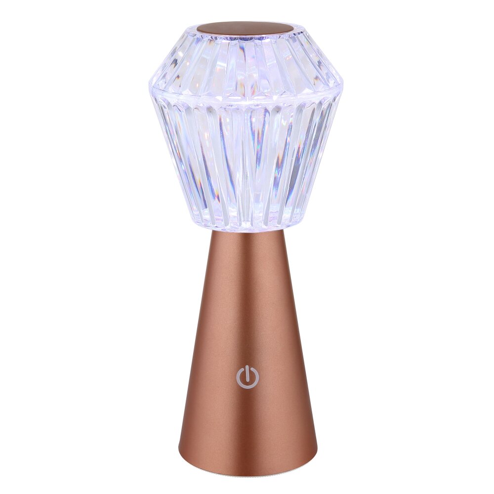 Globo Polimi Tischleuchte LED Messing, 1-flammig, Farbwechsler main product photo