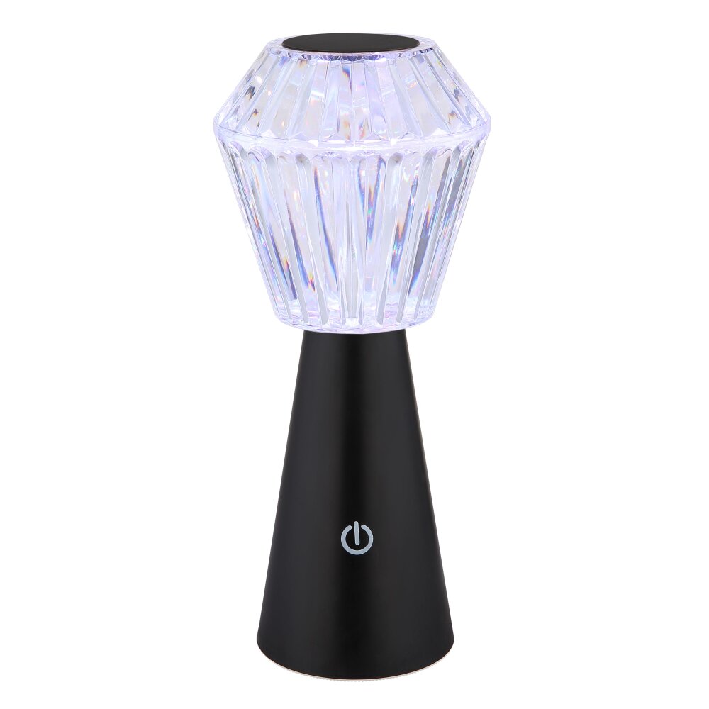 Globo Polimi Tischleuchte LED Schwarz, 1-flammig, Farbwechsler main product photo
