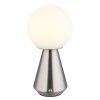 Globo Sora Tischleuchte LED Nickel-Matt, 1-flammig