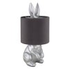 Globo Rabbit Tischleuchte Silber, 1-flammig