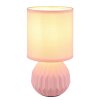 Globo Sylas Tischleuchte Pink, 1-flammig