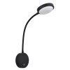 Globo Pegasi Wandleuchte LED Schwarz, 1-flammig