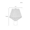 Globo Gixi Tischleuchte LED Chrom, Transparent, Klar, 1-flammig