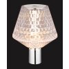Globo Gixi Tischleuchte LED Chrom, Transparent, Klar, 1-flammig