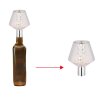 Globo Gixi Tischleuchte LED Chrom, Transparent, Klar, 1-flammig