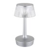 Globo Lucio Tischleuchte LED Silber, 1-flammig