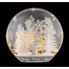 Globo Winteria Dekoleuchte LED Silber, Transparent, Klar, Weiß, 12-flammig