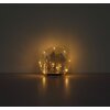 Globo Winteria Dekoleuchte LED Silber, Transparent, Klar, Weiß, 12-flammig