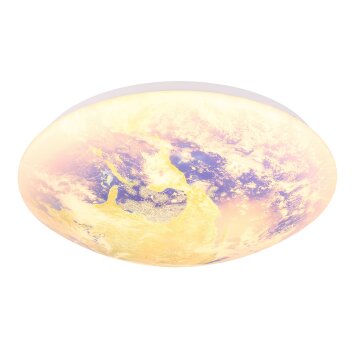 Globo Gaia Deckenleuchte LED Weiß, 1-flammig