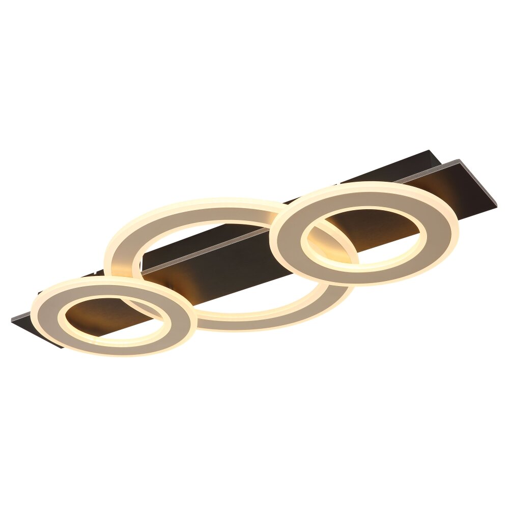 Globo Jayden Deckenleuchte LED Schwarz, 1-flammig main product photo
