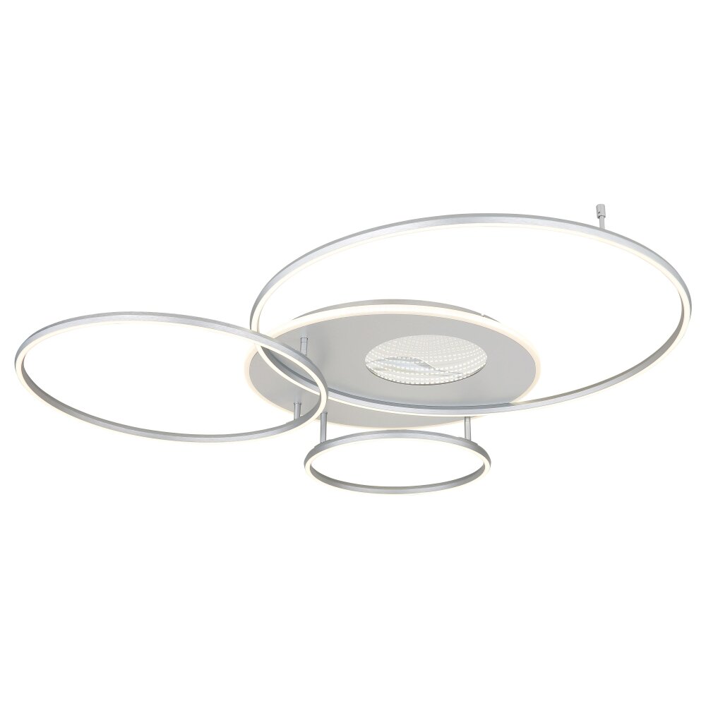 Globo Invertina Deckenleuchte LED Silber, 1-flammig, Fernbedienung main product photo