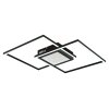 Globo Saunders Deckenleuchte LED Schwarz, 1-flammig, Fernbedienung