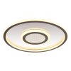Globo Cara Deckenleuchte LED Grau, Silber, 1-flammig