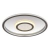 Globo Cara Deckenleuchte LED Grau, Silber, 1-flammig