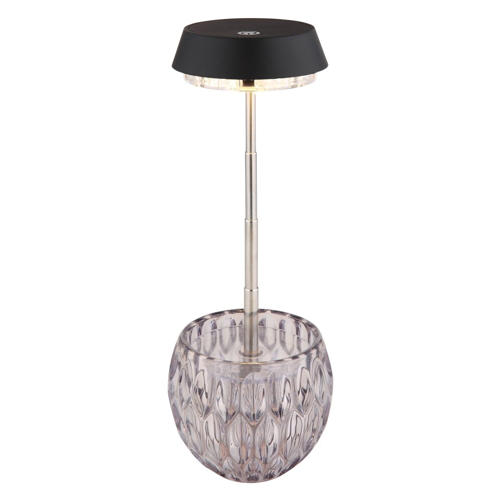 Globo Wanda Tischleuchte LED Rauchfarben, 1-flammig main product photo