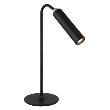 Globo Andra Tischleuchte LED Chrom, Schwarz, 1-flammig