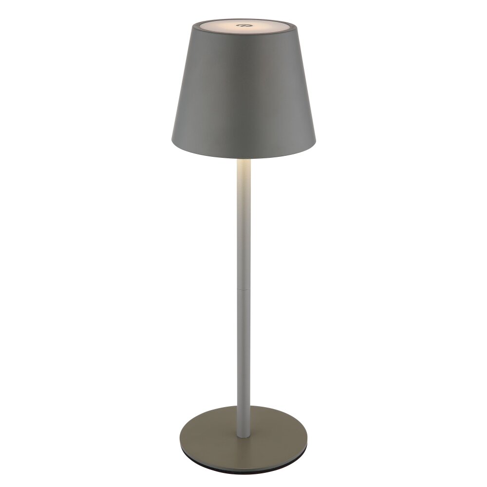 Globo Vannie I Tischleuchte LED Grau, 1-flammig main product photo