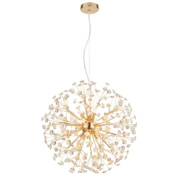 Globo Katrina Kronleuchter Gold, 9-flammig