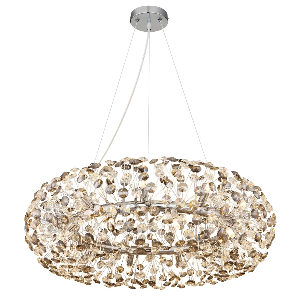 Globo Katrina Kronleuchter Chrom, 20-flammig main product photo