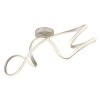 Globo Swirl Deckenleuchte LED Nickel-Matt, 1-flammig