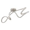 Globo Swirl Deckenleuchte LED Nickel-Matt, 1-flammig