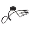 Globo Swirl Deckenleuchte LED Schwarz, 1-flammig