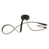 Globo Swirl Deckenleuchte LED Schwarz, 1-flammig