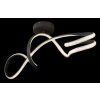 Globo Swirl Deckenleuchte LED Schwarz, 1-flammig
