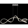 Globo Swirl Hängeleuchte LED Nickel-Matt, 1-flammig