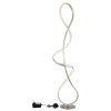 Globo Swirl Stehleuchte LED Nickel-Matt, 1-flammig