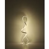 Globo Swirl Stehleuchte LED Nickel-Matt, 1-flammig
