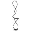 Globo Swirl Stehleuchte LED Schwarz, 1-flammig