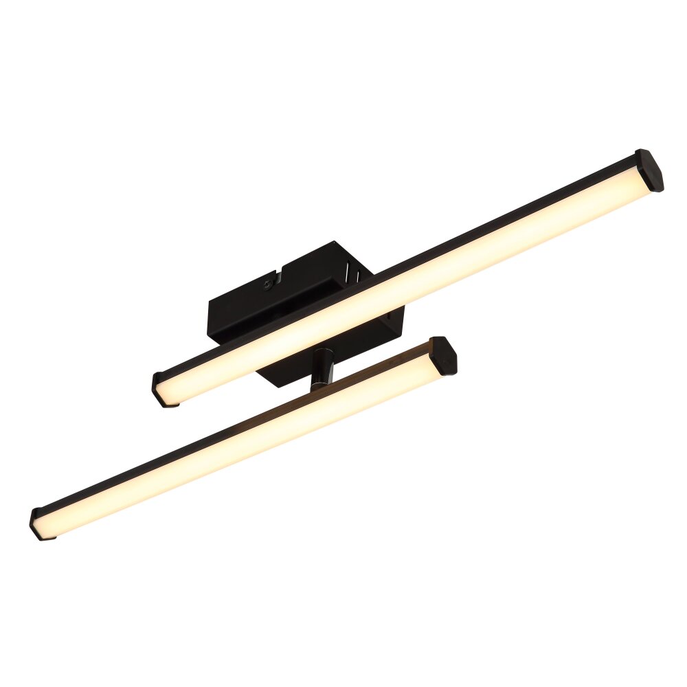 Globo Kirina Deckenleuchte LED Schwarz, 1-flammig main product photo