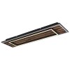 Globo Woody Deckenleuchte LED Naturfarben, Schwarz, 1-flammig