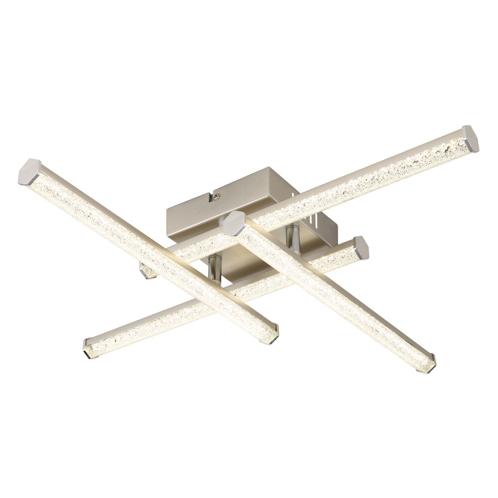 Globo Kirina Deckenleuchte LED Nickel-Matt, 1-flammig main product photo