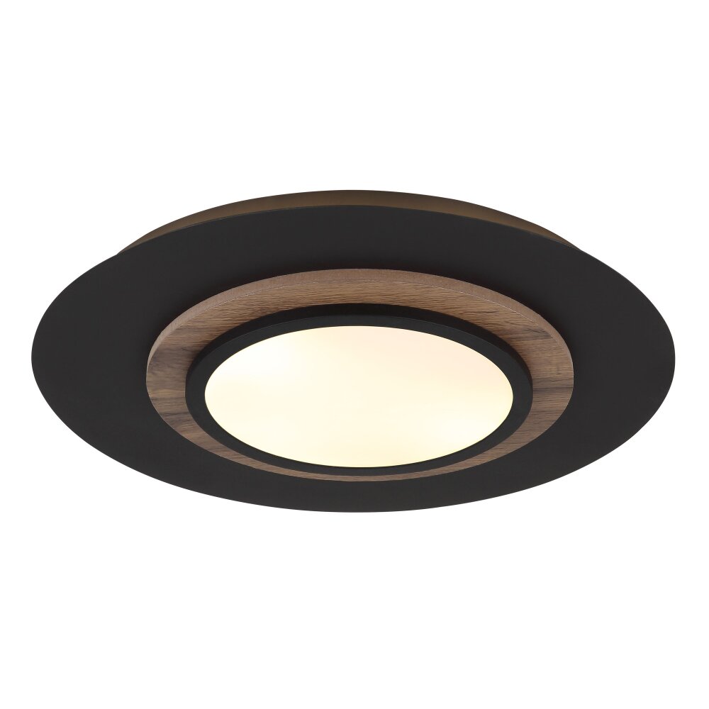 Globo Kory Deckenleuchte LED Schwarz, 1-flammig main product photo