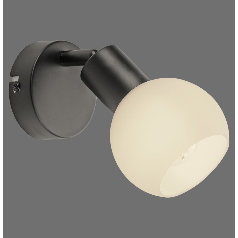 Leuchten Direkt LOKI Wand- und Deckenleuchte LED Schwarz, 1-flammig main product photo