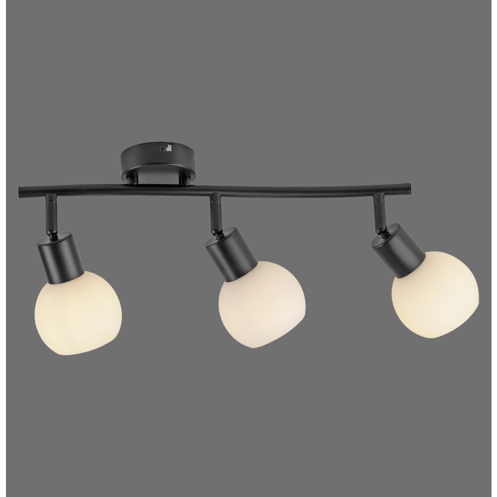 Leuchten Direkt LOKI Deckenleuchte LED Schwarz, 3-flammig main product photo