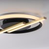 Leuchten Direkt KORSA Deckenleuchte LED Gold, Schwarz, 1-flammig