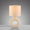 Leuchten Direkt CARARA Tischleuchte LED Beige, 1-flammig